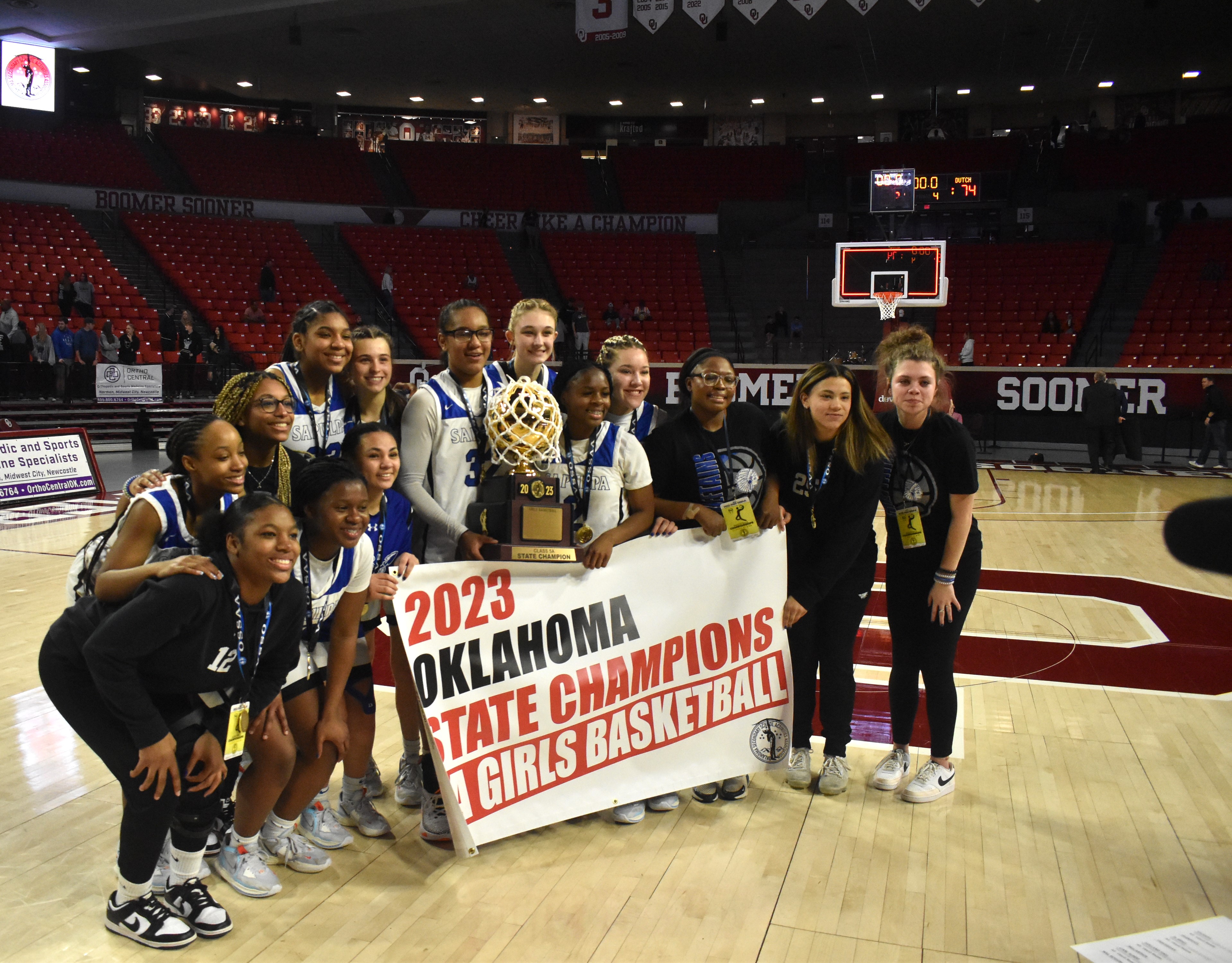 Class 5A girls champion Sapulpa 